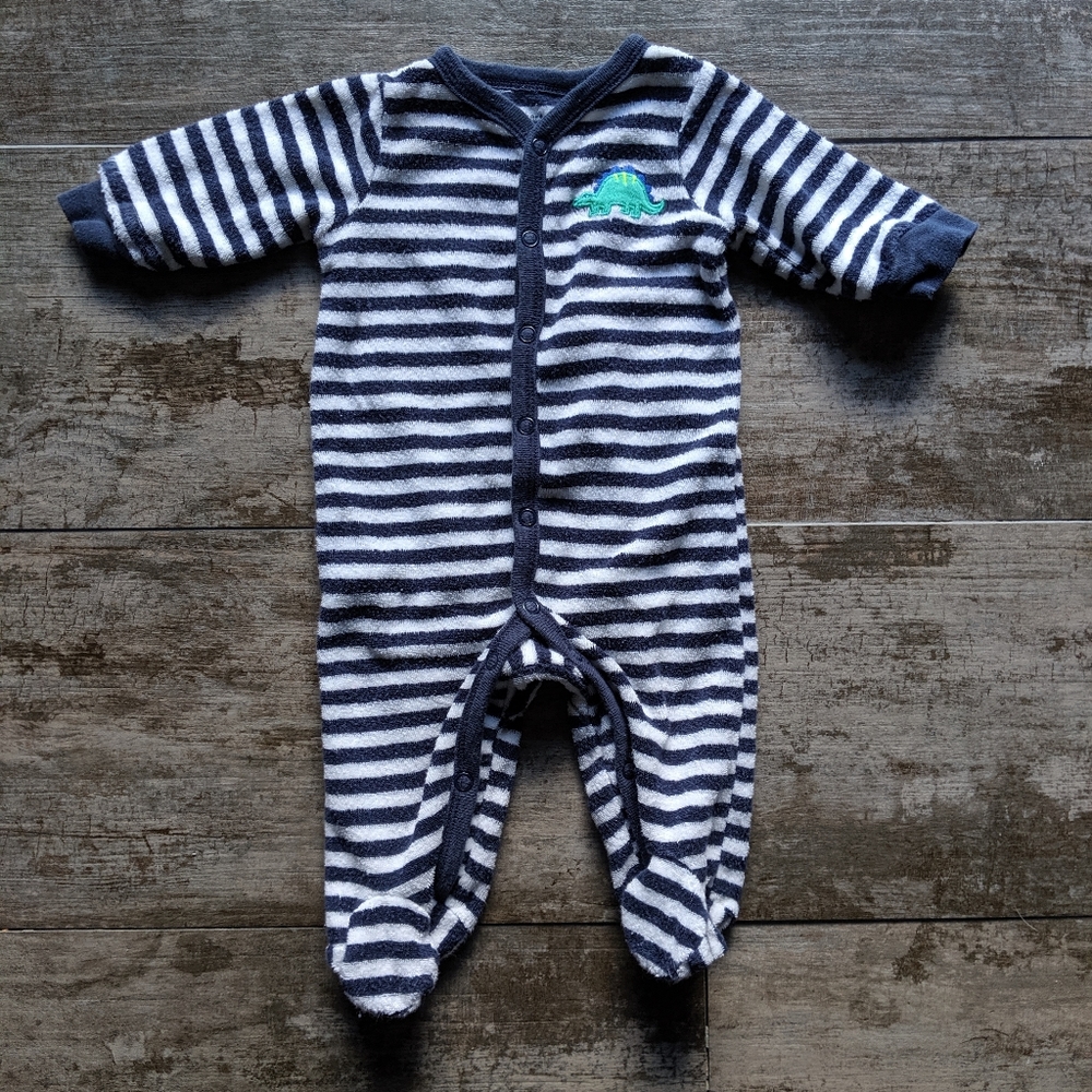 CARTER'S Terry Cloth Footies 3 Months - Picture 5 of 6